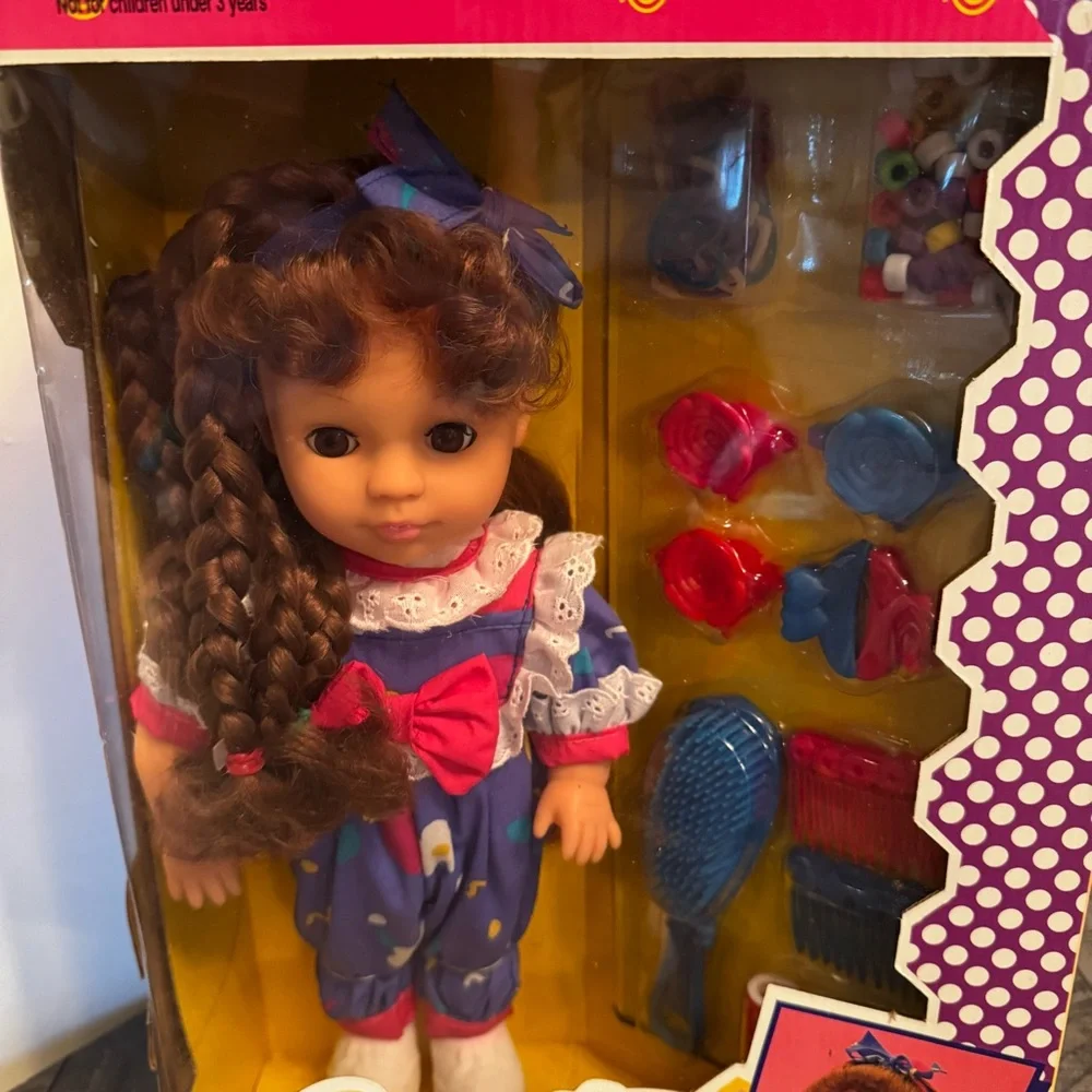 Vintage‎ Gigo Doll Tammy The Hair Fashion Doll Brunette Accessories New